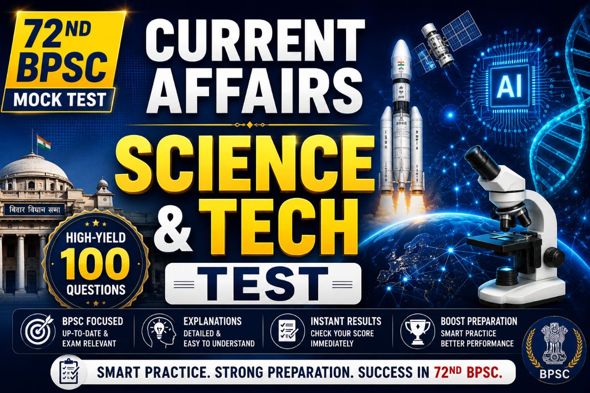 Science & Technology Current Affairs Quiz for BPSC (68 MCQs)